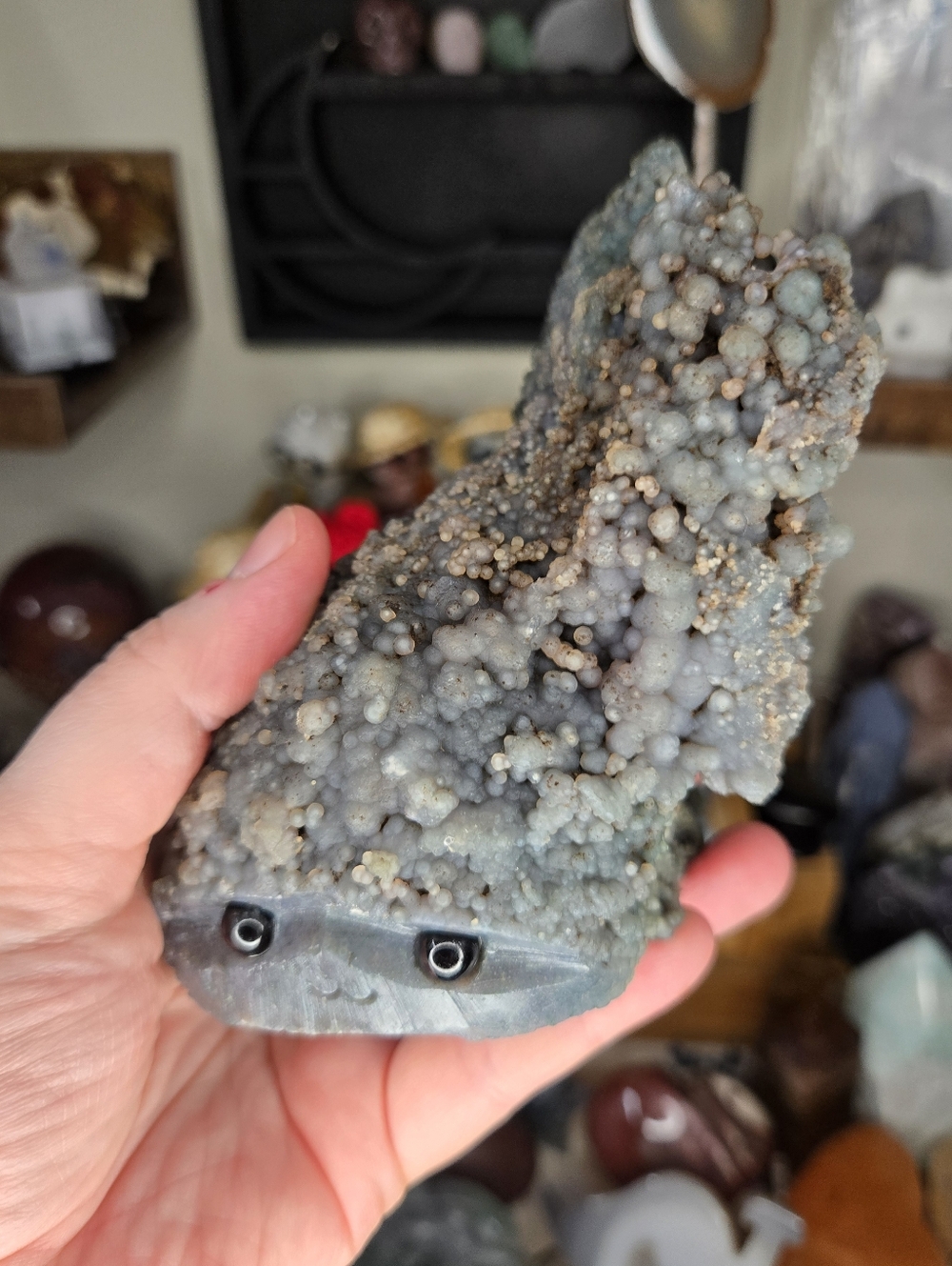 Large Grape Agate Cluster Specimen Crystal Buddy